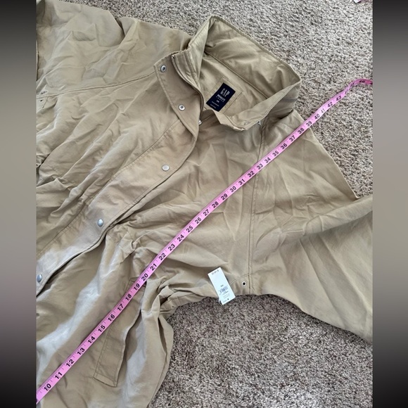 NWT Gap Oversized Nylon Parka in Khaki tan
 size XXL - Picture 11 of 12